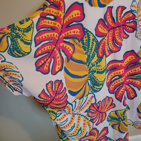 Adrienne Kimono Botanical Print Topper Cardigan - Picture 4 of 6